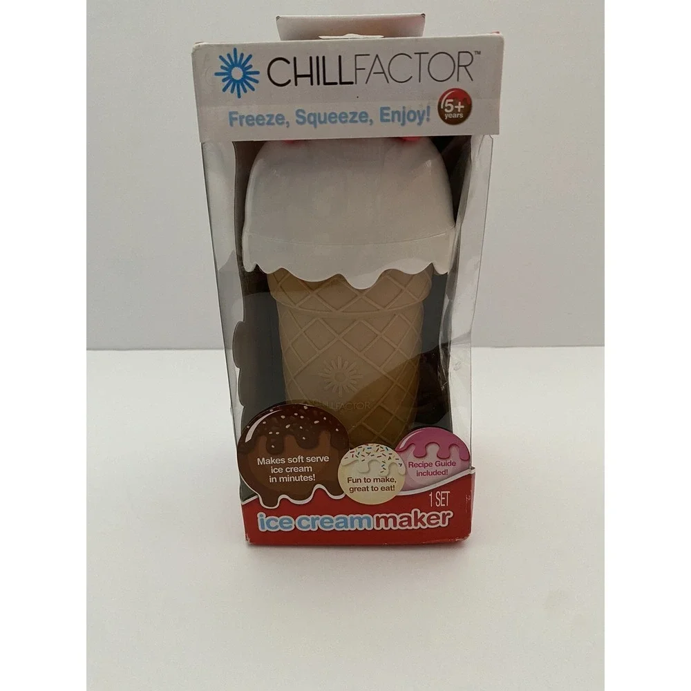 NEW Chill Factor Ice Cream Maker Set | Quick & Easy 4 Step Soft Serve